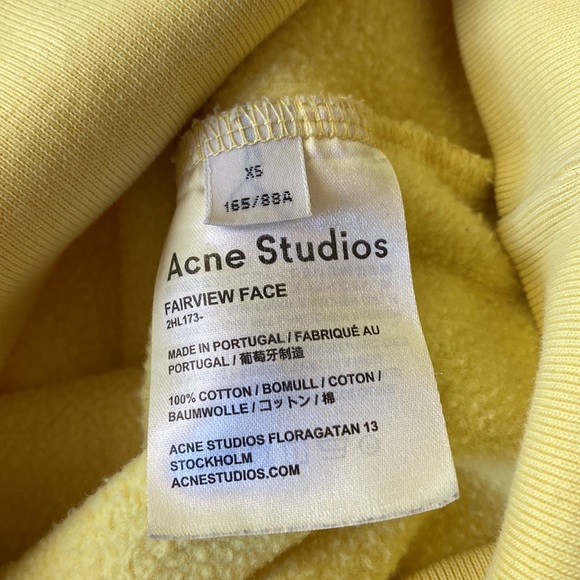 Acne Studio Sweatshirt -Yellow - Picture 4 of 4